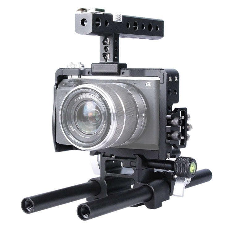 YELANGU YLG0905A Camera Video Cage Handle Stabilizer for Sony A6000/A6300/A6400/A6500(Black)