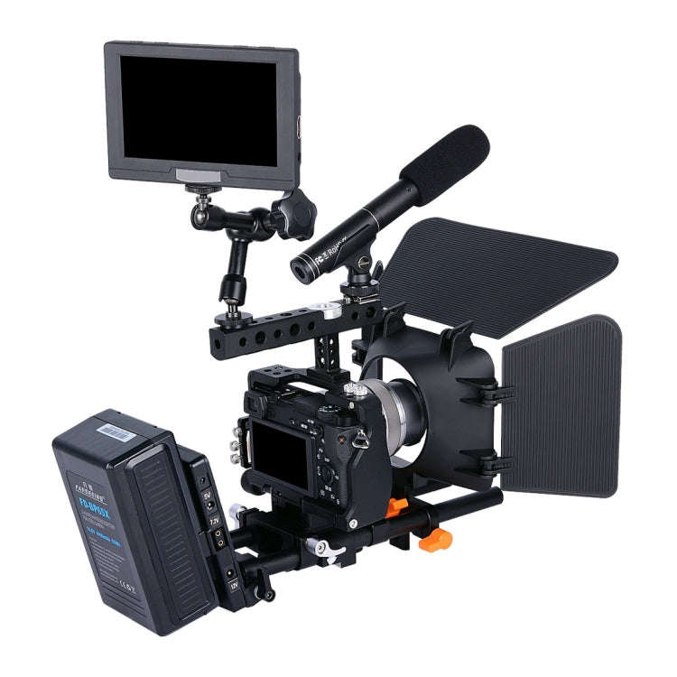 YELANGU YLG0905A Camera Video Cage Handle Stabilizer for Sony A6000/A6300/A6400/A6500(Black)