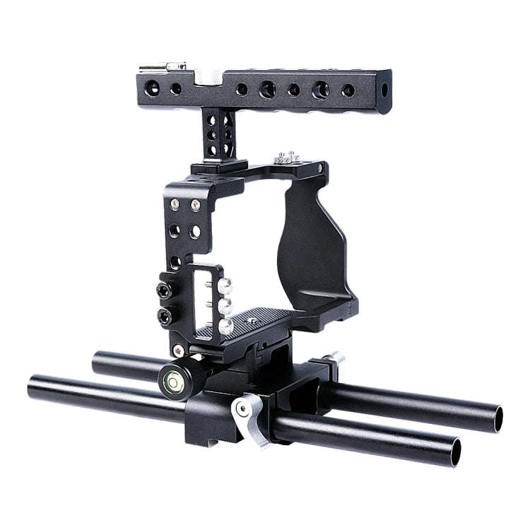 YELANGU YLG0905A Camera Video Cage Handle Stabilizer for Sony A6000/A6300/A6400/A6500(Black)