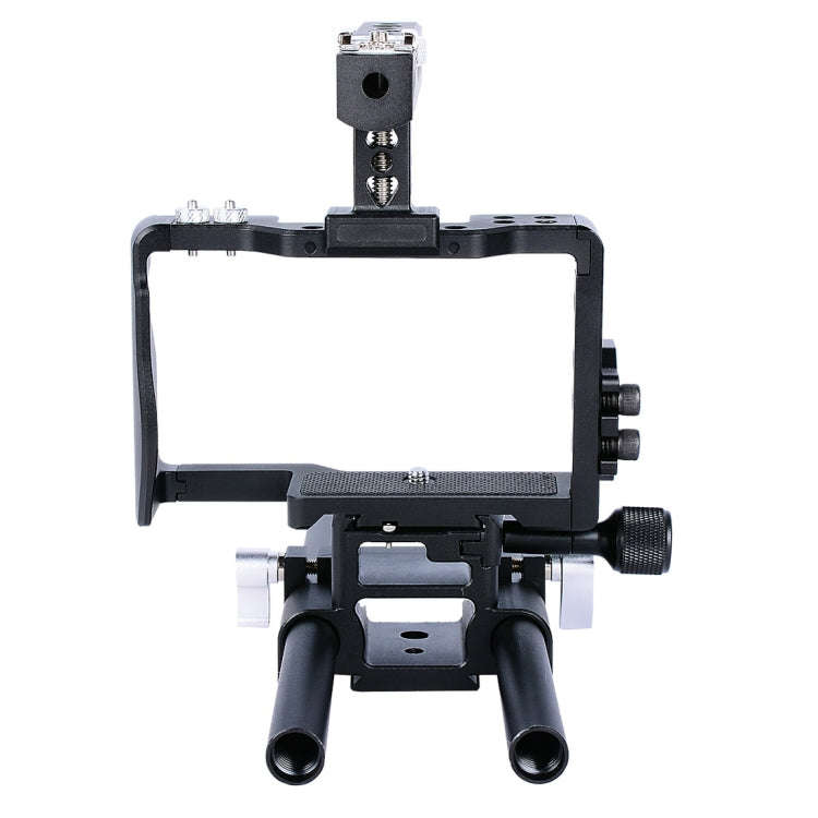 YELANGU YLG0905A Camera Video Cage Handle Stabilizer for Sony A6000/A6300/A6400/A6500(Black)