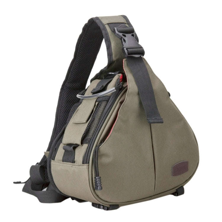 CADEN Triangle Shape Tscope Sling Shoulder Cross Digital Camera Bags Case Soft Bag with Rain Cove...