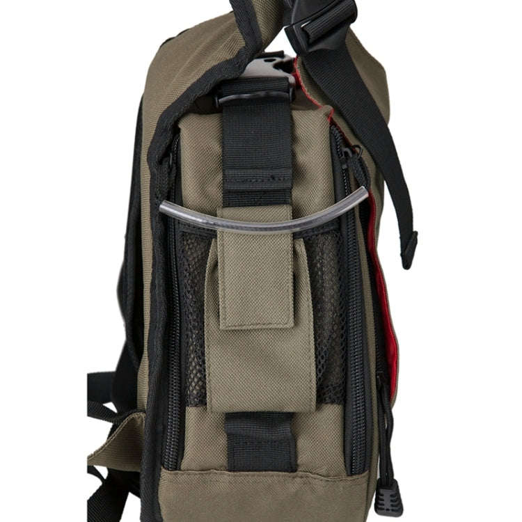 CADEN Triangle Shape Tscope Sling Shoulder Cross Digital Camera Bags Case Soft Bag with Rain Cove...
