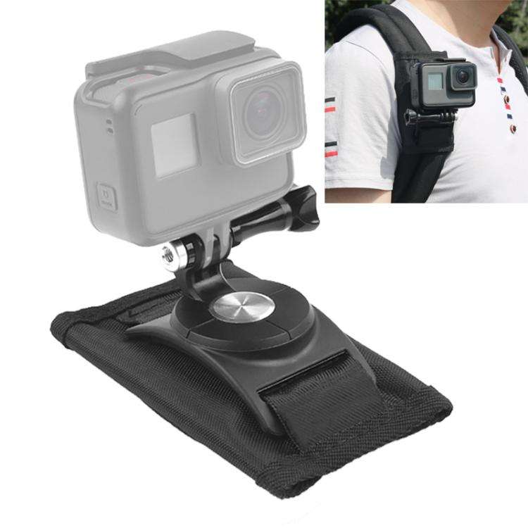 360 Degree Rotating Quick Release Strap Mount Shoulder Backpack Mount for GoPro, Insta360, DJI an...