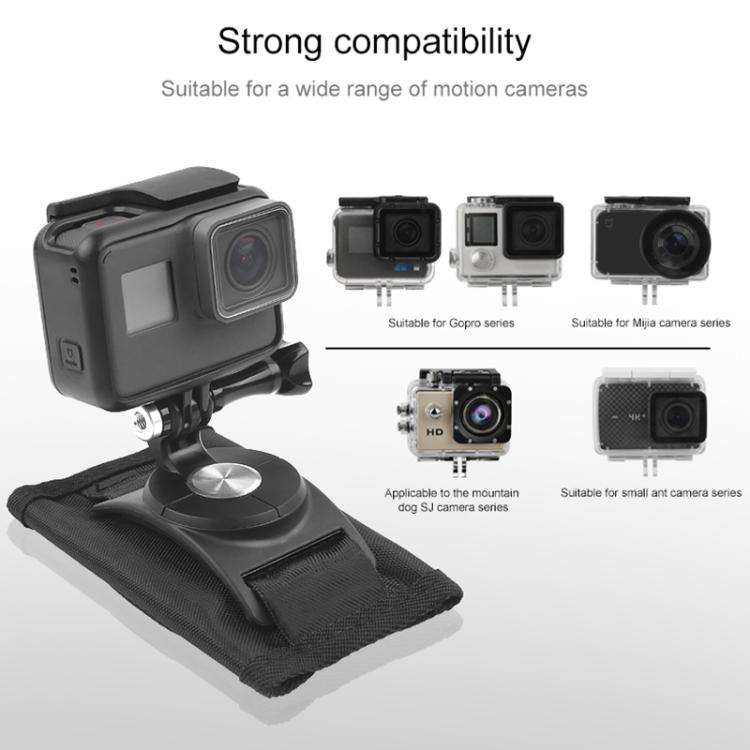 360 Degree Rotating Quick Release Strap Mount Shoulder Backpack Mount for GoPro, Insta360, DJI an...