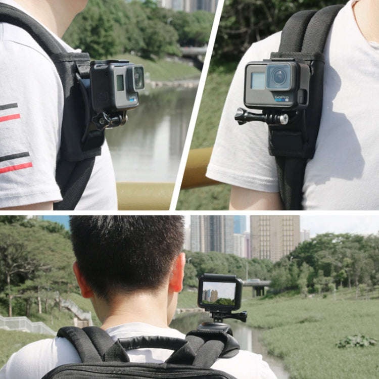 360 Degree Rotating Quick Release Strap Mount Shoulder Backpack Mount for GoPro, Insta360, DJI an...