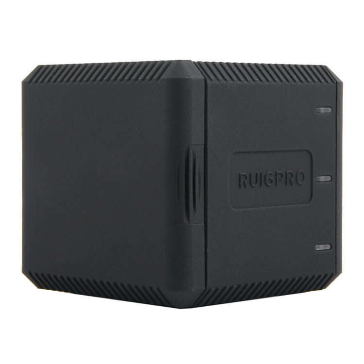 RUIGPRO USB Triple Batteries Housing Charger Box with USB Cable & LED Indicator Light for GoPro H...