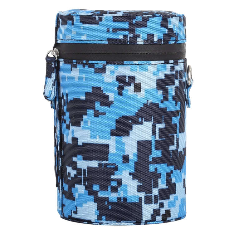 Camouflage Color Large Lens Case Zippered Cloth Pouch Box for DSLR Camera Lens, Size: 16x10x10cm ...