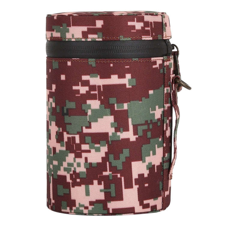 Camouflage Color Large Lens Case Zippered Cloth Pouch Box for DSLR Camera Lens, Size: 16x10x10cm ...