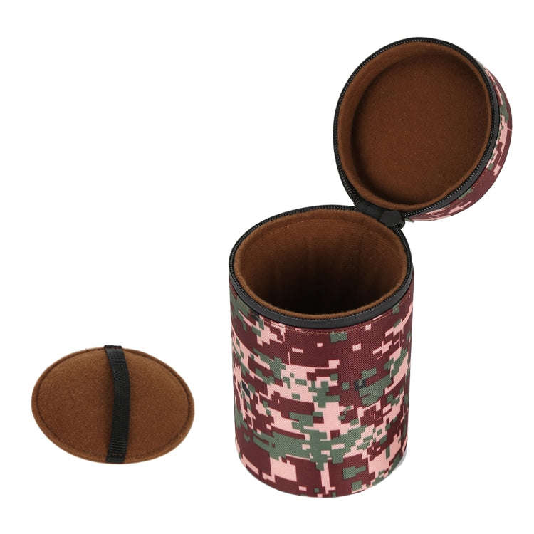 Camouflage Color Large Lens Case Zippered Cloth Pouch Box for DSLR Camera Lens, Size: 16x10x10cm ...