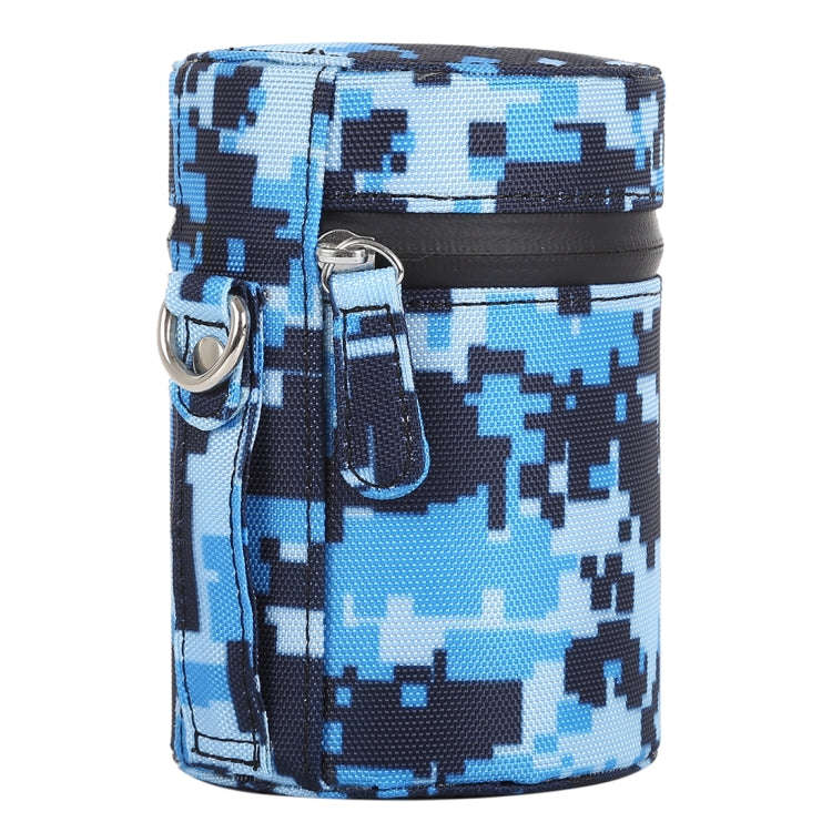 Camouflage Color Small Lens Case Zippered Cloth Pouch Box for DSLR Camera Lens, Size: 11x8x8cm (B...