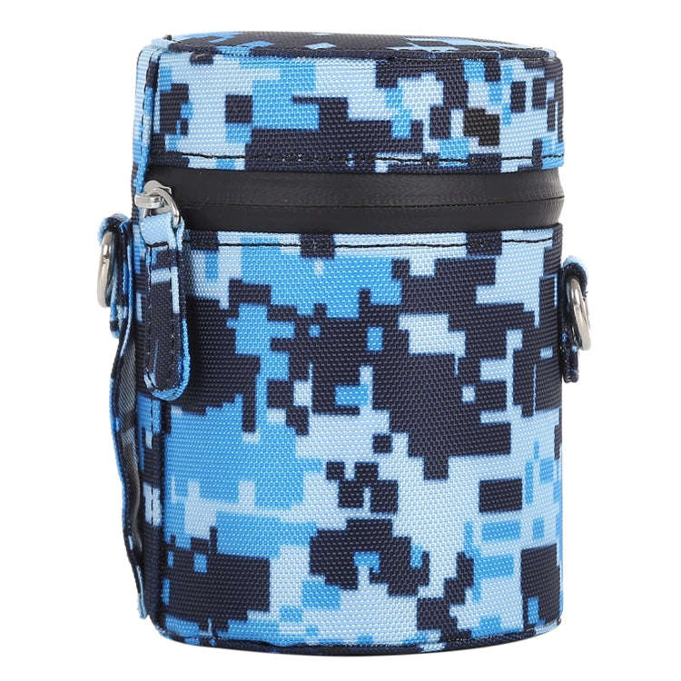 Camouflage Color Small Lens Case Zippered Cloth Pouch Box for DSLR Camera Lens, Size: 11x8x8cm (B...