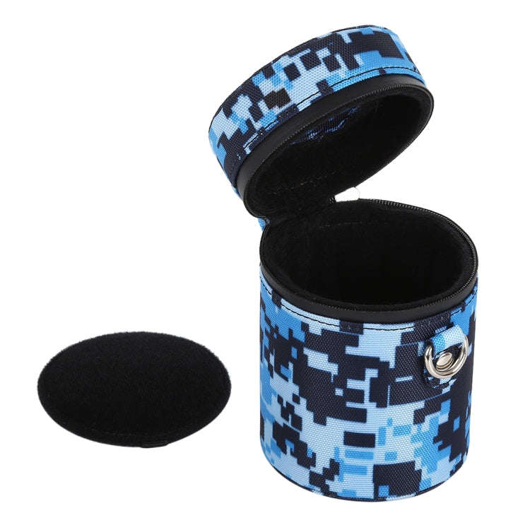 Camouflage Color Small Lens Case Zippered Cloth Pouch Box for DSLR Camera Lens, Size: 11x8x8cm (B...