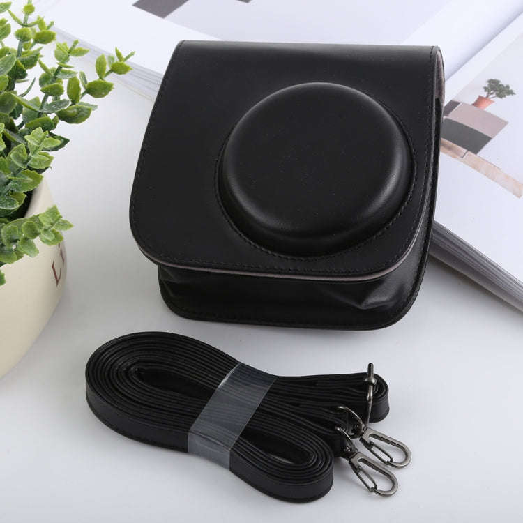 Retro Style Full Body Camera PU Leather Case Bag with Strap for FUJIFILM instax mini 9 / mini 8+ ...
