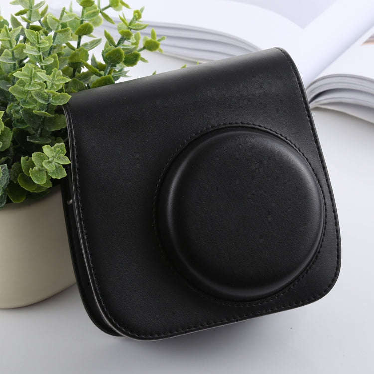 Retro Style Full Body Camera PU Leather Case Bag with Strap for FUJIFILM instax mini 9 / mini 8+ ...