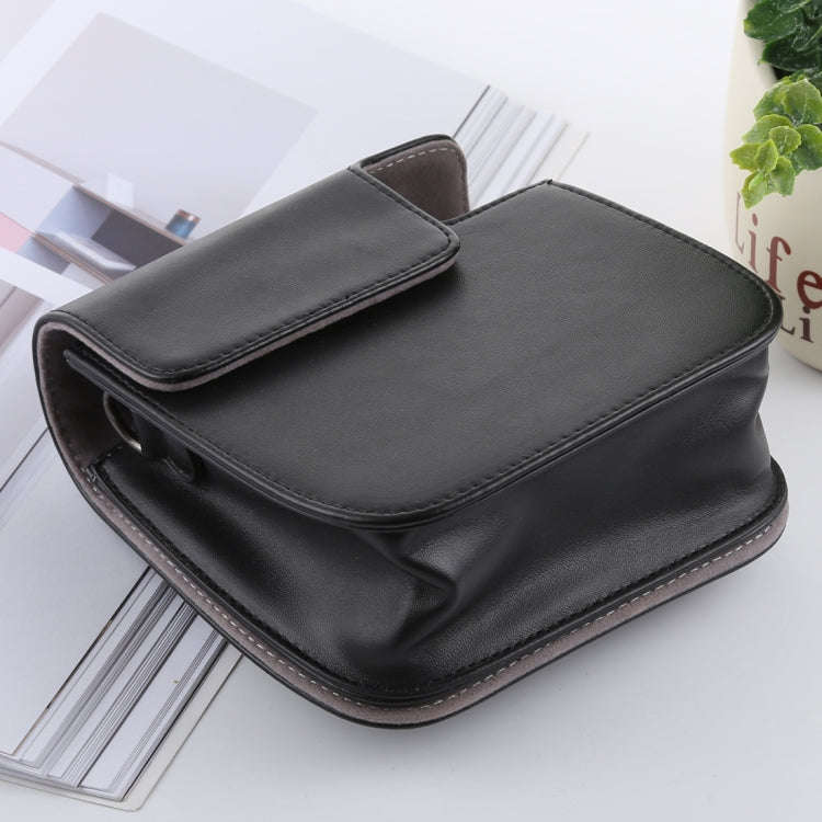 Retro Style Full Body Camera PU Leather Case Bag with Strap for FUJIFILM instax mini 9 / mini 8+ ...