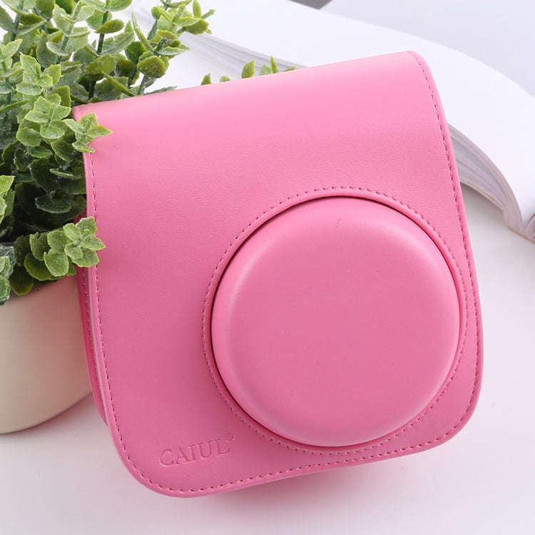 Retro Style Full Body Camera PU Leather Case Bag with Strap for FUJIFILM instax mini 9 / mini 8+ ...
