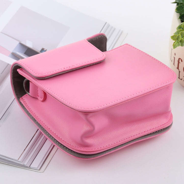 Retro Style Full Body Camera PU Leather Case Bag with Strap for FUJIFILM instax mini 9 / mini 8+ ...