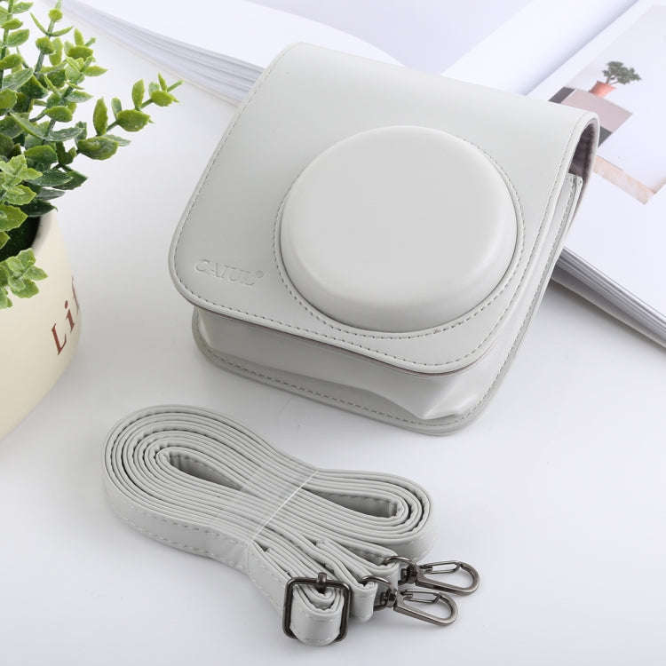 Retro Style Full Body Camera PU Leather Case Bag with Strap for FUJIFILM instax mini 9 / mini 8+ ...