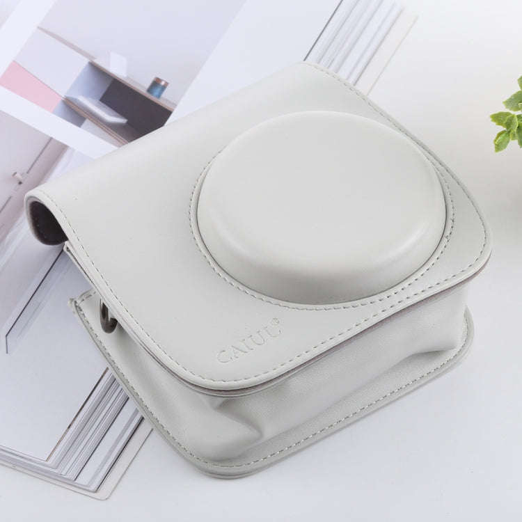 Retro Style Full Body Camera PU Leather Case Bag with Strap for FUJIFILM instax mini 9 / mini 8+ ...