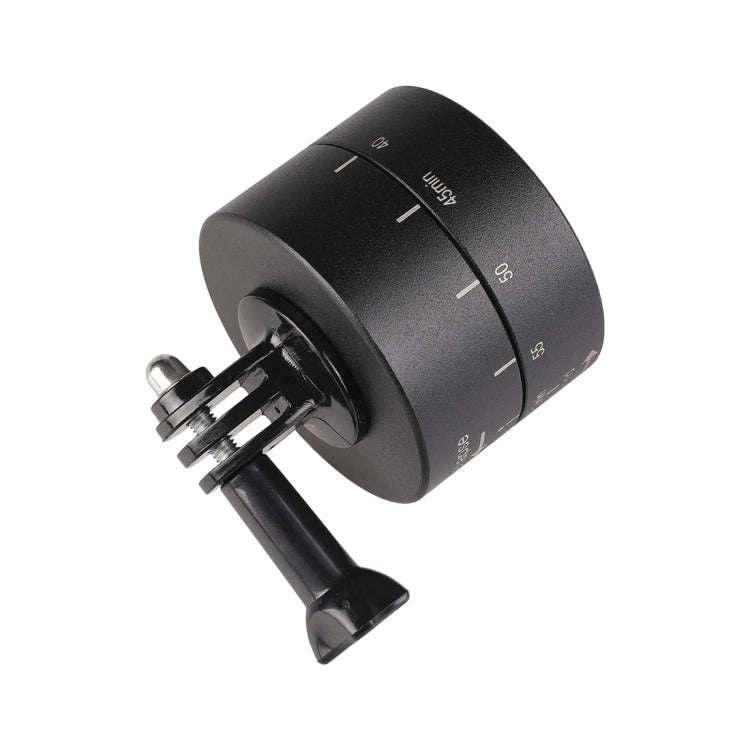 360 Degree Auto Rotation 60 Minutes Time Lapse Stabilizer Tripod Head Adapter for GoPro(Black)