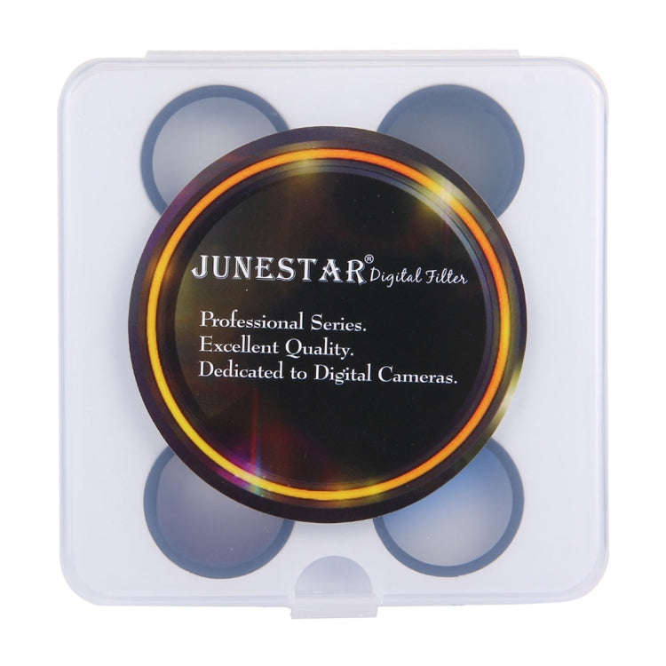 JUNESTAR 6 in 1 Professional 34mm Lens Filter(CPL + UV + Gradual Red + Gradual Orange + Gradual B...