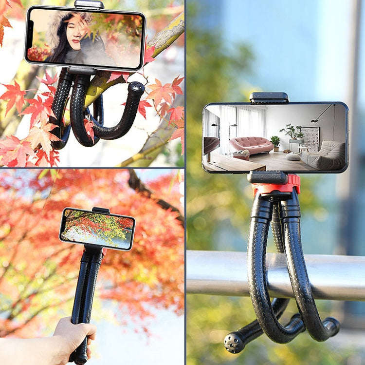 MZ305 Mini Octopus Flexible Tripod Holder with Ball Head for SLR Cameras, GoPro HERO10 Black / HE...