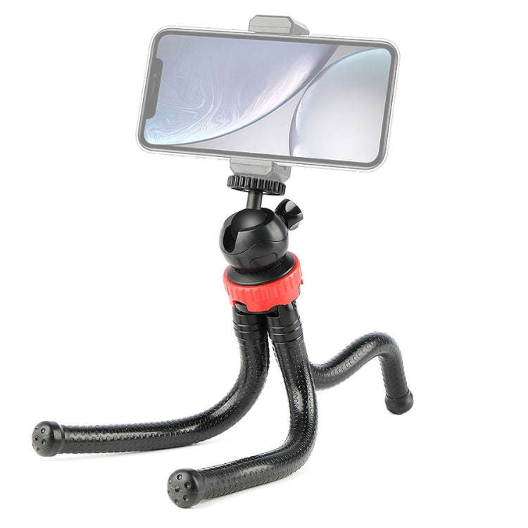 MZ305 Mini Octopus Flexible Tripod Holder with Ball Head for SLR Cameras, GoPro HERO10 Black / HE...