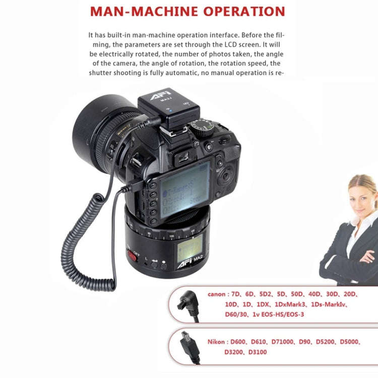 MA2 360 Degree Rotation Delayed Star Photography LCD Camera Mount for SLR & Digital Cameras with ...