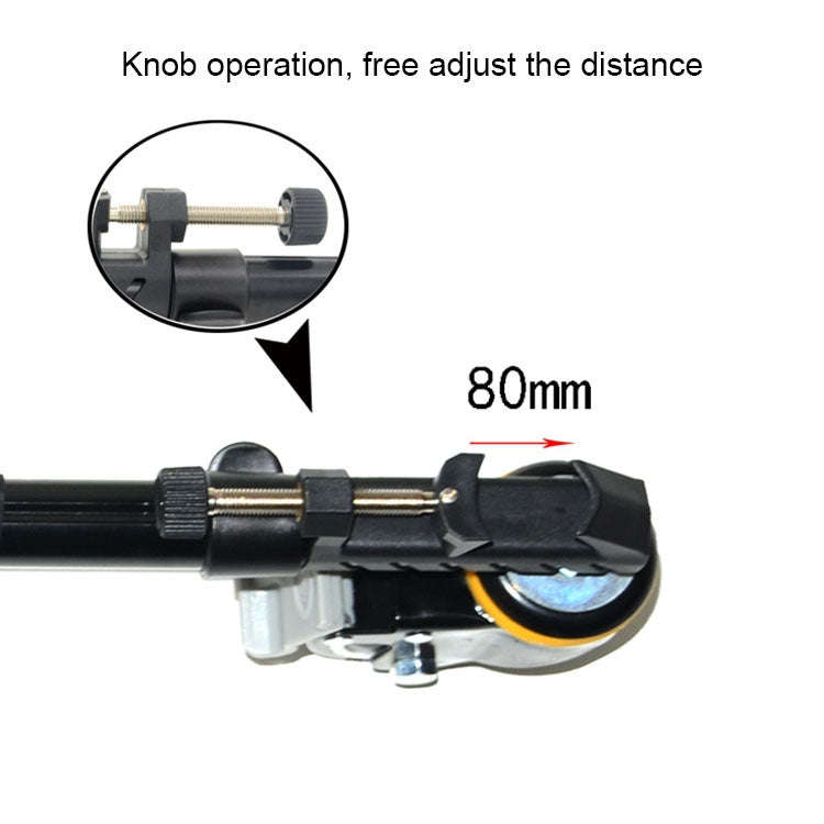 Kingjoy VX-600D Aluminium Alloy Camera Big Foot Wheel Tripod Pulley Base