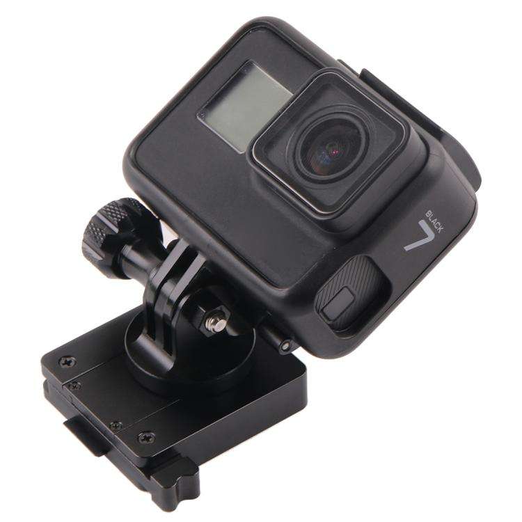 GP244-B Aluminum Mount for GoPro, Insta360, DJI and Other Action Cameras and NVG Mount Base