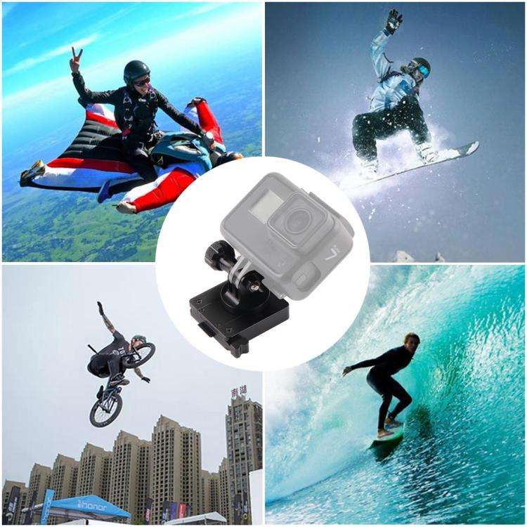 GP244-B Aluminum Mount for GoPro, Insta360, DJI and Other Action Cameras and NVG Mount Base