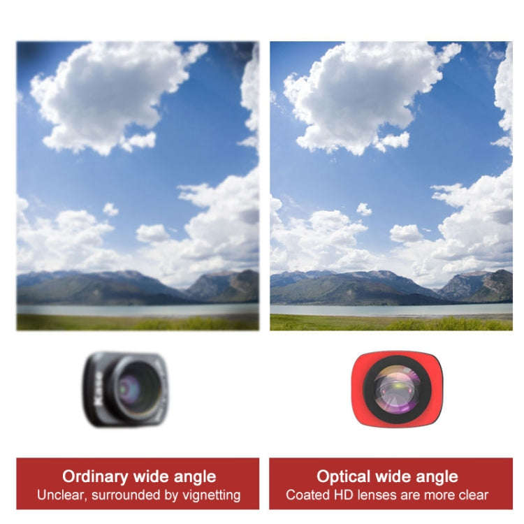 JSR 5 in 1 CR Super Wide Angle Lens 12.5X Macro Lens + CPL Lens + Star + ND16 Lens Filter Set for...