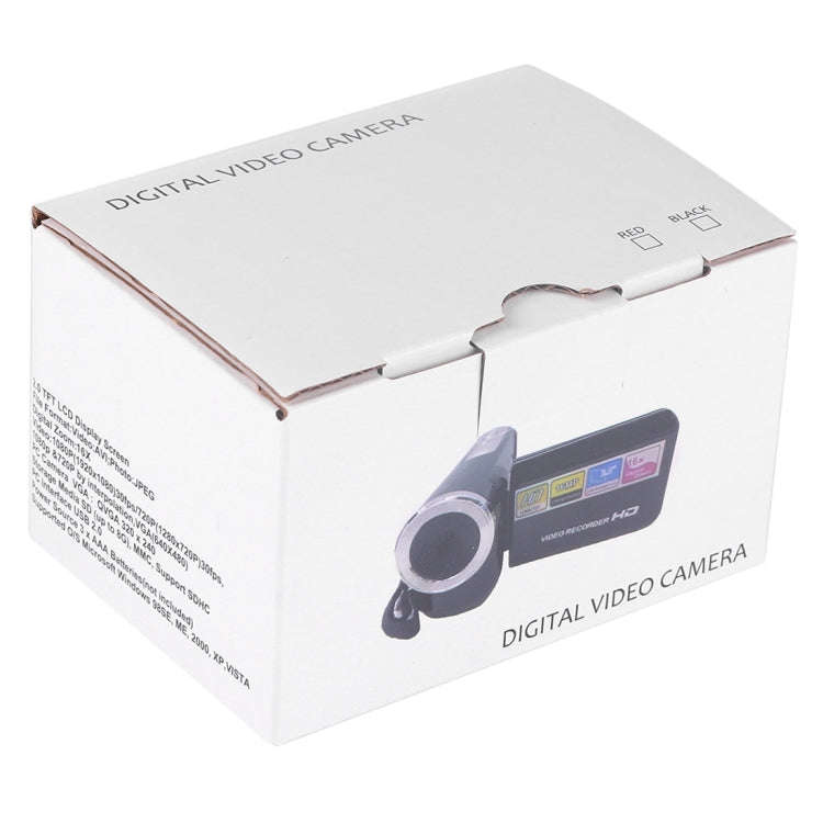1280x720P HD 16X Digital Zoom 16.0 MP Digital Video Camera Recorder with 2.0 inch LCD Screen(Black)