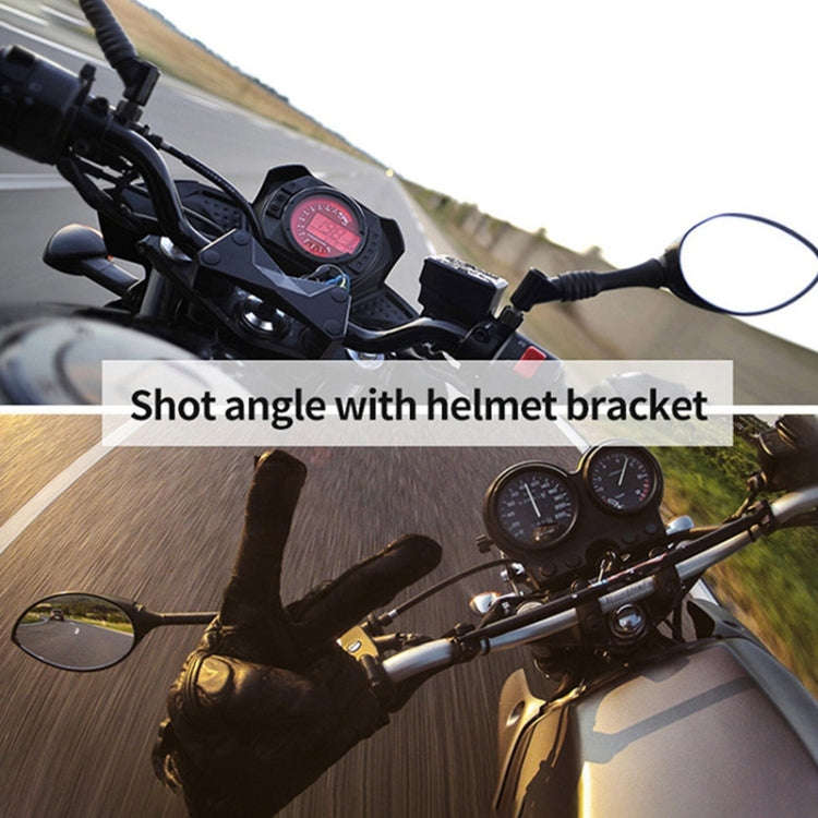 Helmet Belt Mount + Waterproof Housing Protective Case for GoPro HERO7 Black /6 /5