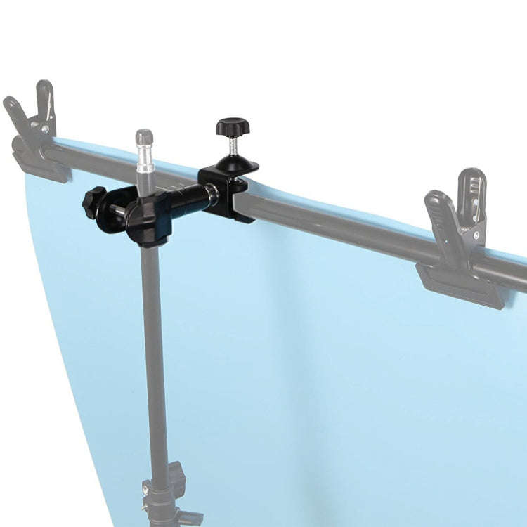 C-Type 2 in 1 Camera Umbrella Holder Clip Clamp Bracket Support for Tripod Light Stand Outdoor Ph...