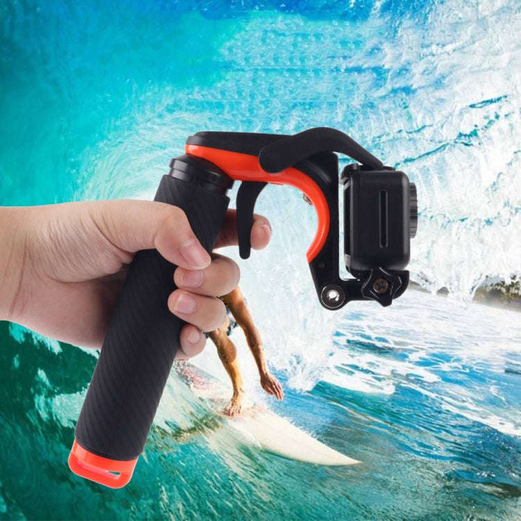Shutter Trigger + Floating Hand Grip Diving Buoyancy Stick with Adjustable Anti-lost Strap & Scre...