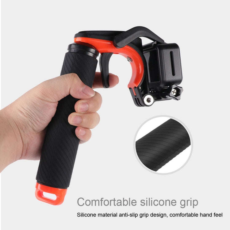 Shutter Trigger + Floating Hand Grip Diving Buoyancy Stick with Adjustable Anti-lost Strap & Scre...