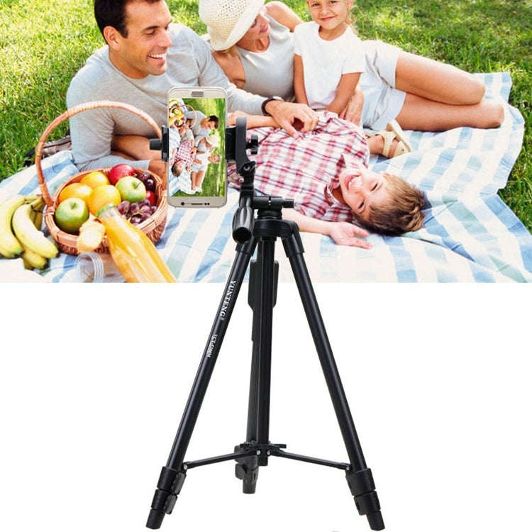 YUNTENG VCT-5208RM Aluminum Magnesium Alloy Leg Tripod Mount with Bluetooth Remote Control & Trip...