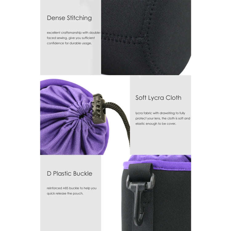 SLR Camera Lens Bag Micro Single Lens Bag Lens Inner Bile Bag Waterproof Protective Case Plus Vel...