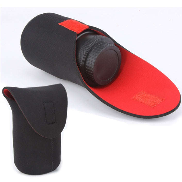 SLR Camera Lens Package Thickening Shockproof Neoprene Lens Storage Bag Sticky Deduction, Diamete...