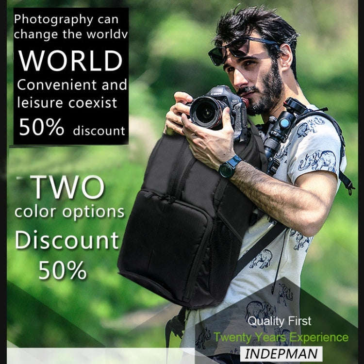 INDEPMAN DL-B016 Portable Waterproof Scratch-proof Outdoor Sports Sling Shoulder Bag Camera Bag P...