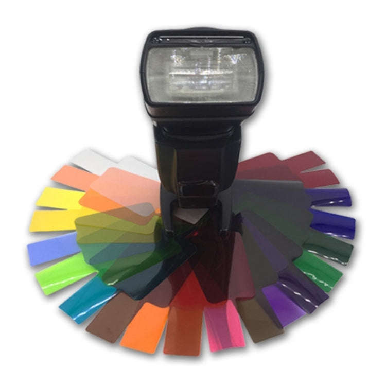 20 PCS / Set SiGi SG200 20-color Filter Set Camera Top Flash Accessories Temperature Filter