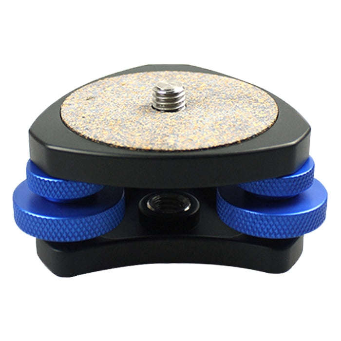 DLEV-3838 Precision Bubble Level Leveling Base Tripod Head Plate with 3/8 inch Screw & 3 Adjustme...