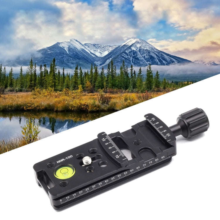 NNR-100 Multi-Purpose 100mm Nodal Rail Slide Plate QR Clamp Macro Panoramic Bracket