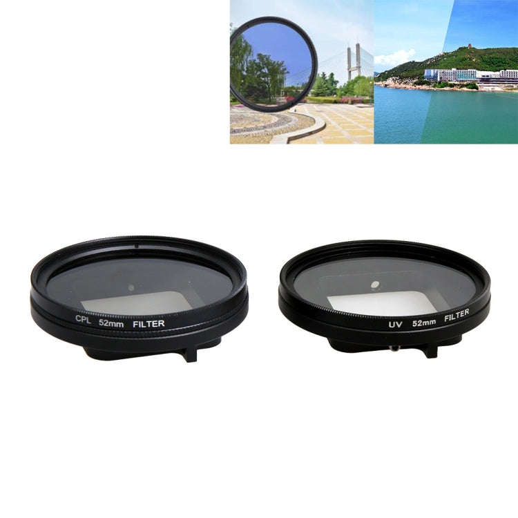 For GoPro HERO5 Proffesional 52mm Lens Filter(CPL Filter + Lens Protective Cap + Hex Spanner) & (...