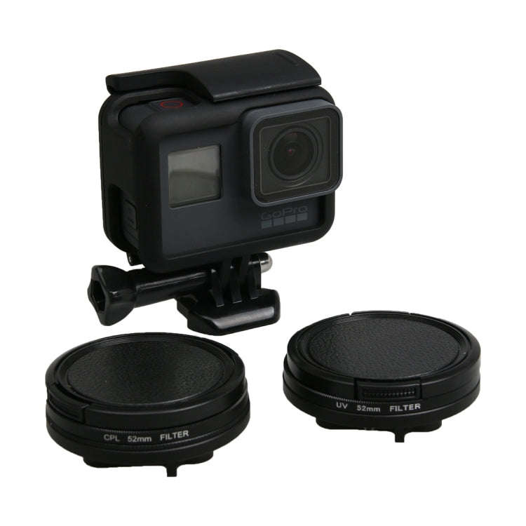 For GoPro HERO5 Proffesional 52mm Lens Filter(CPL Filter + Lens Protective Cap + Hex Spanner) & (...