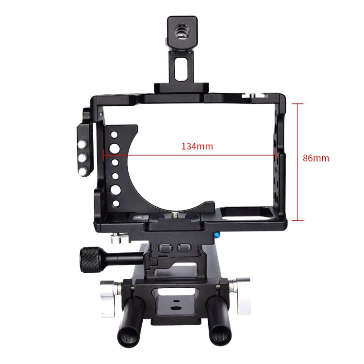 YELANGU CA7 YLG0908A-A Handle Video Camera Cage Stabilizer for  Sony A7K & A7X & A73  & A7S & A7R...