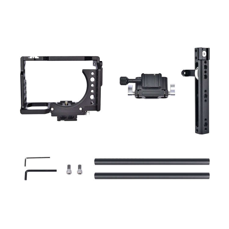 YELANGU CA7 YLG0908A-A Handle Video Camera Cage Stabilizer for  Sony A7K & A7X & A73  & A7S & A7R...