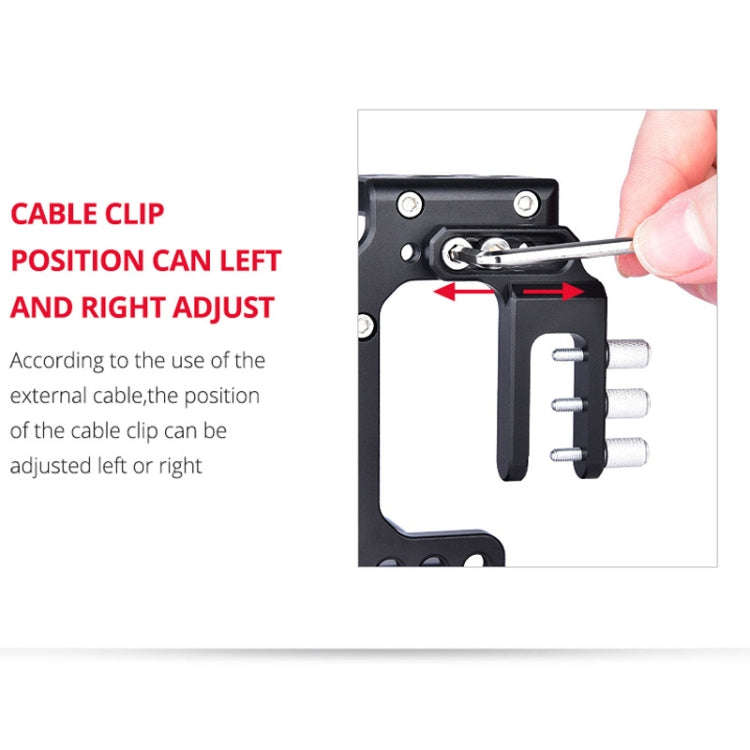 YELANGU CA7 YLG0908A Handle Video Camera Cage Stabilizer for Sony A7K / A72 / A73 / A7S2 / A7R3 /...