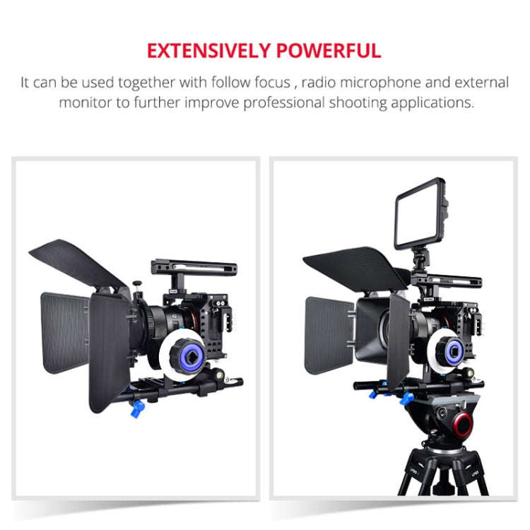 YELANGU CA7 YLG0908A Handle Video Camera Cage Stabilizer for Sony A7K / A72 / A73 / A7S2 / A7R3 /...